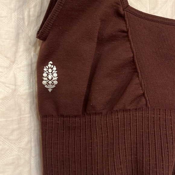 NWOT Free People Movement Good Karma Square Neck Bra - Picture 3 of 5